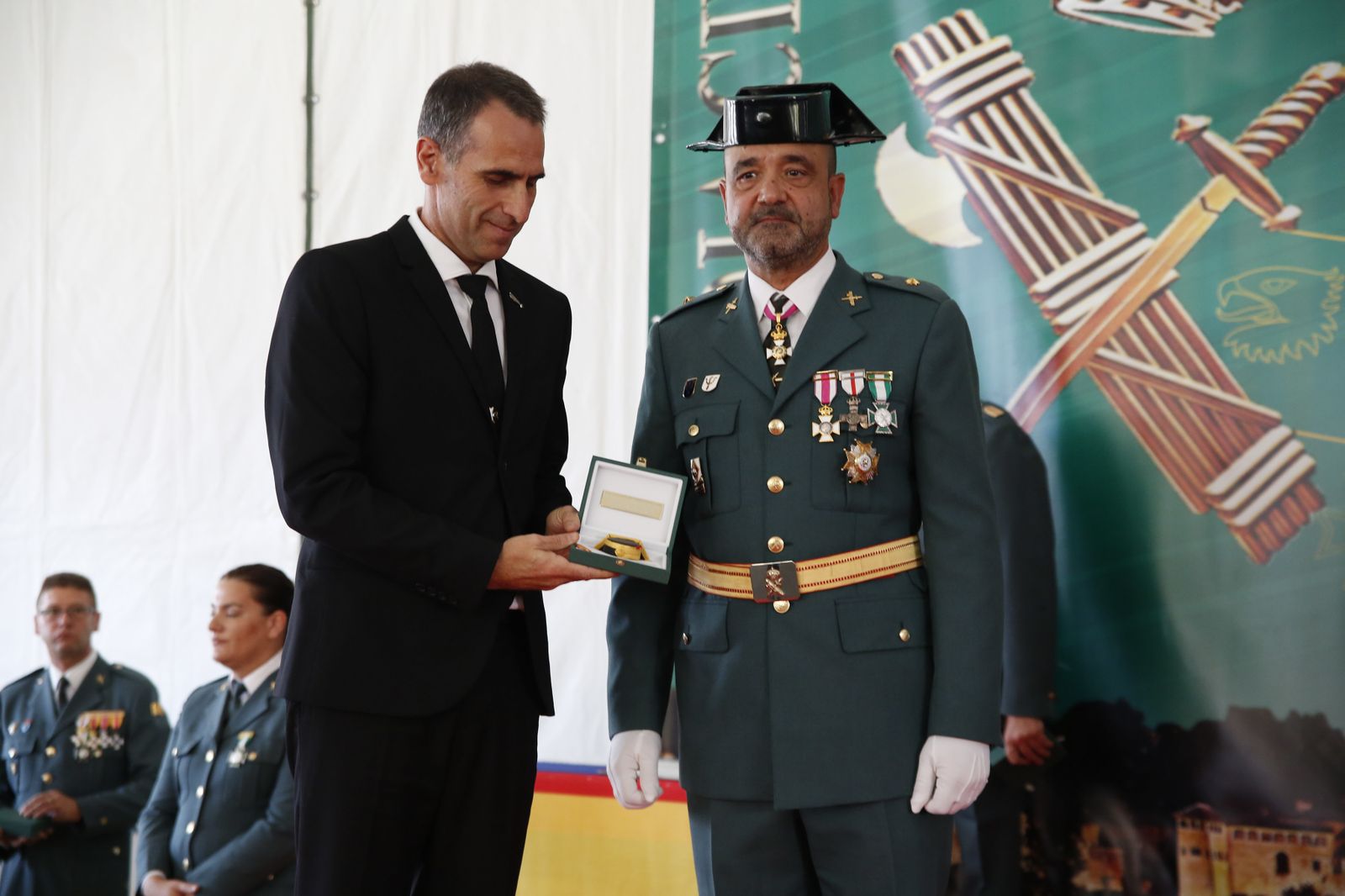 Imágenes del acto de celebración de la patrona de la Guardia Civil