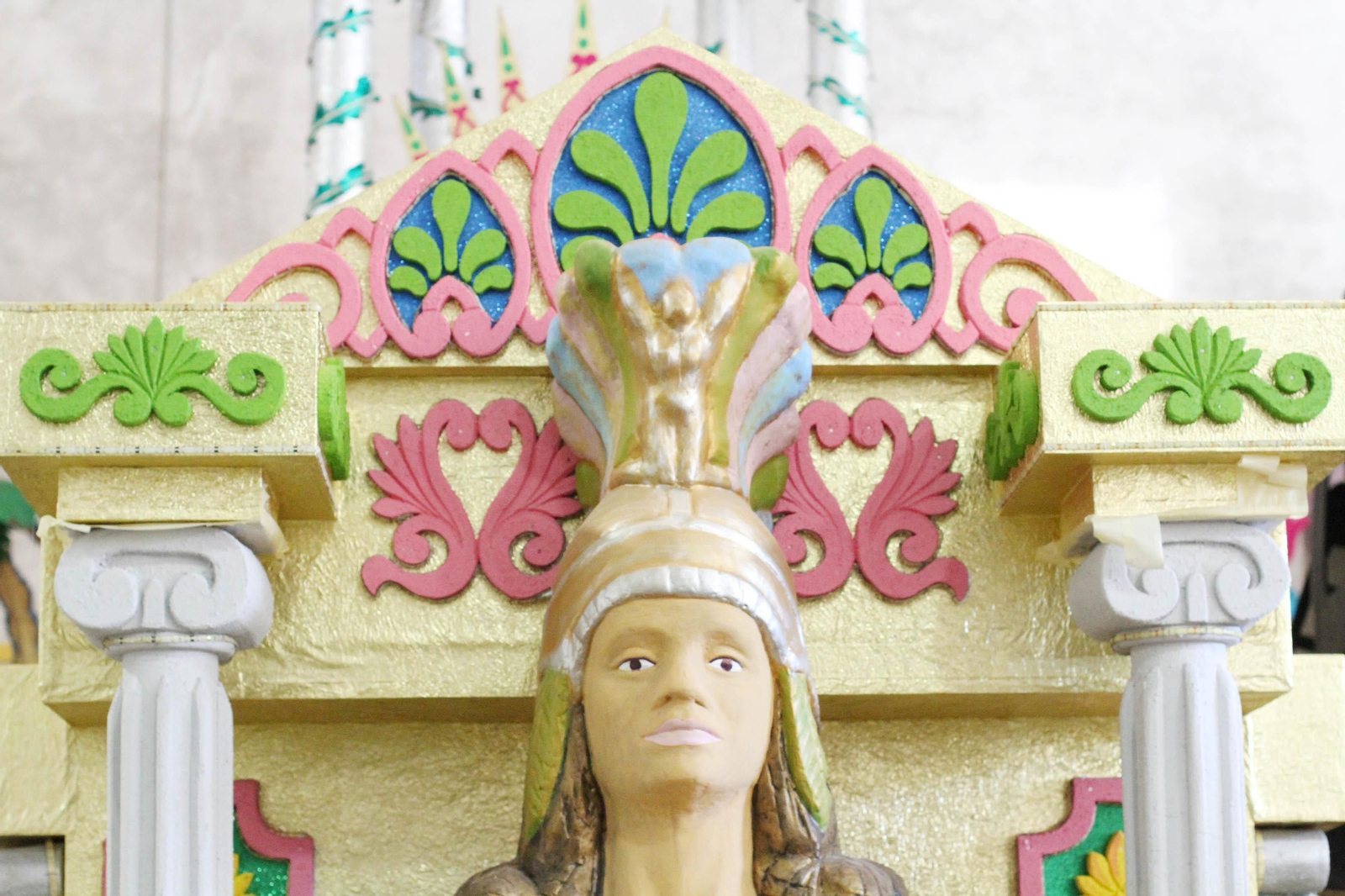 Preparativos de la Cabalgata de Reyes Magos.