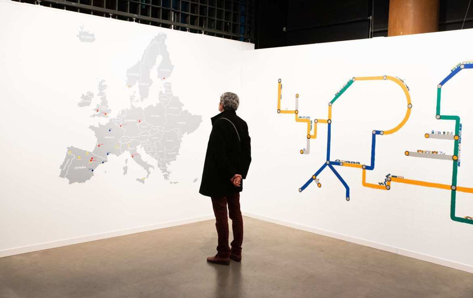 Un participante de 'La noche de las ideas', en la edición de 2020 en París.