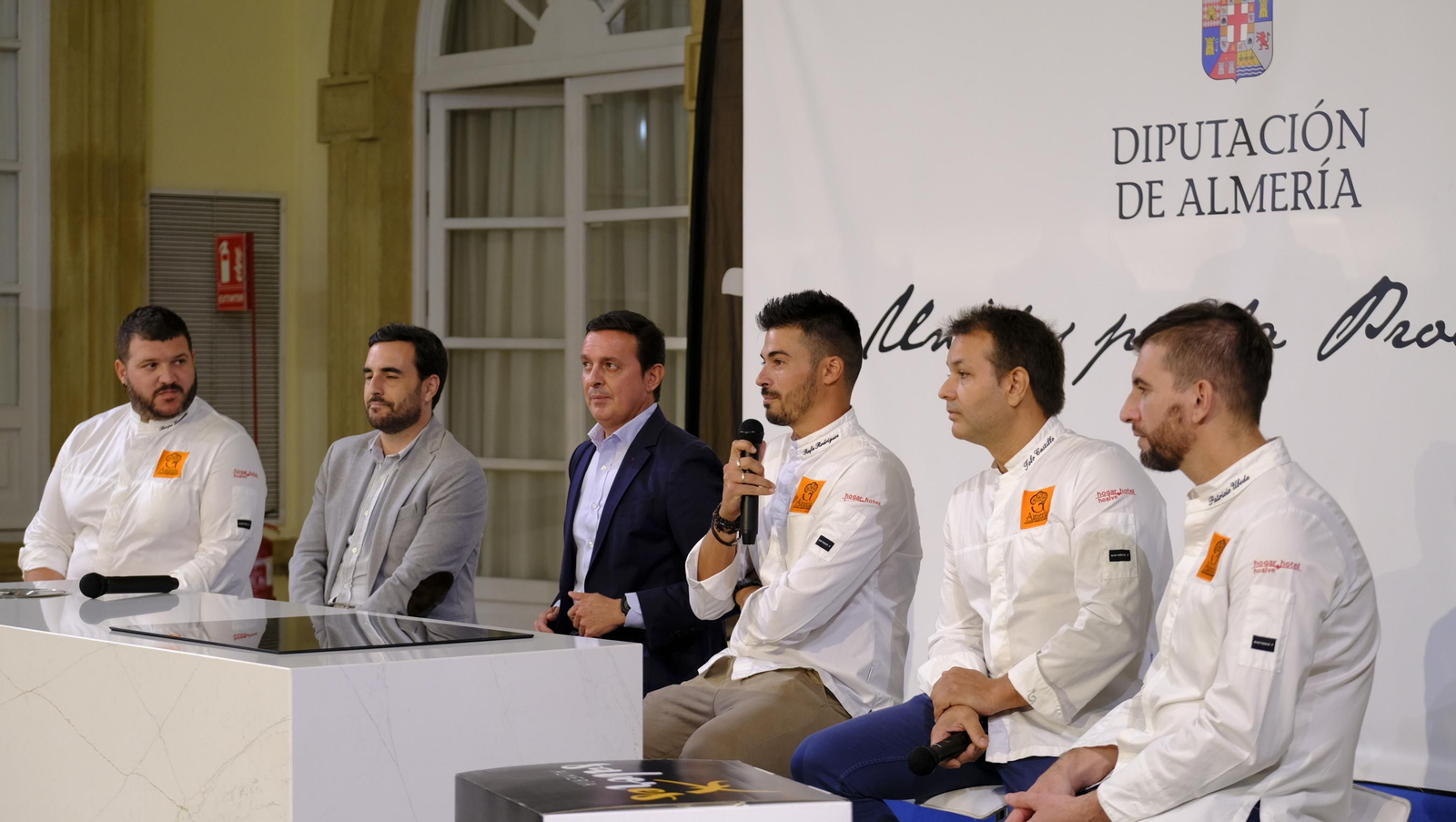 Imágenes de la presentación de  la Asociación Almería Gastronómica