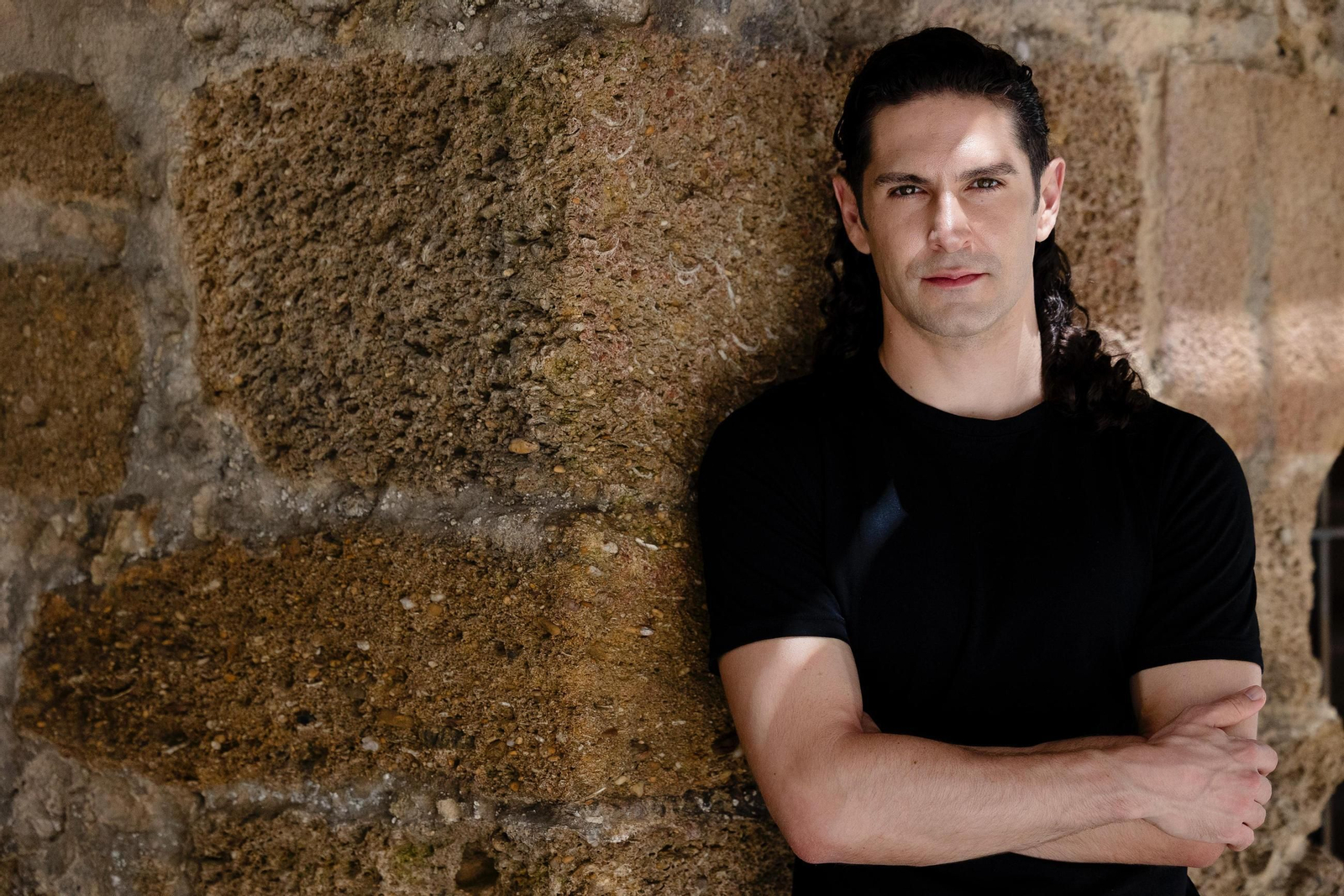 El actor gaditano Néstor Rubio, en Cádiz unos días antes de llegar al Festival de Teatro Clásico de Mérida.