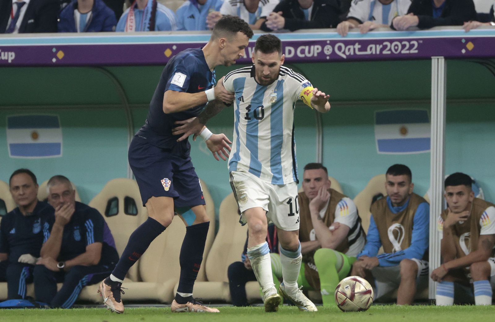Las fotos de Messi contra Croacia