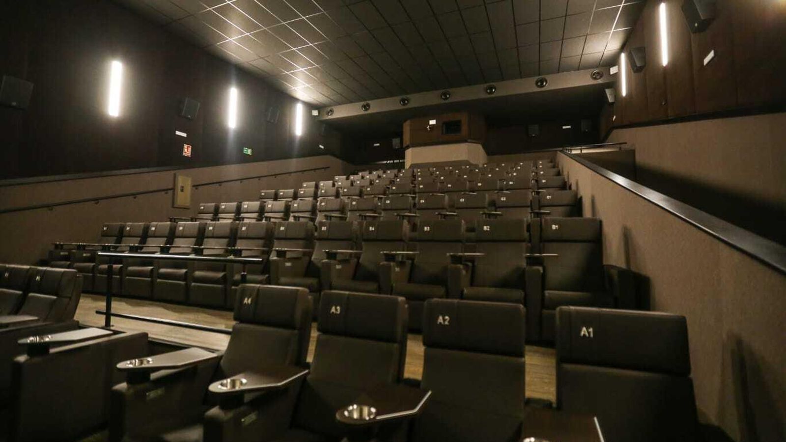 Así son las salas de los nuevos cines. Así son las salas de los nuevos cines.