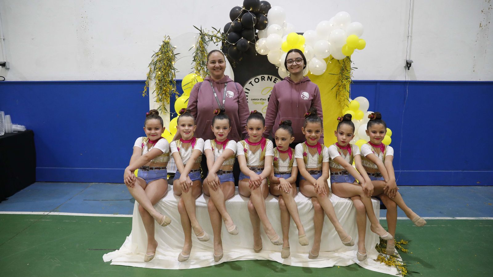 Torneo de gimnasia ritmica en el Tesorillo