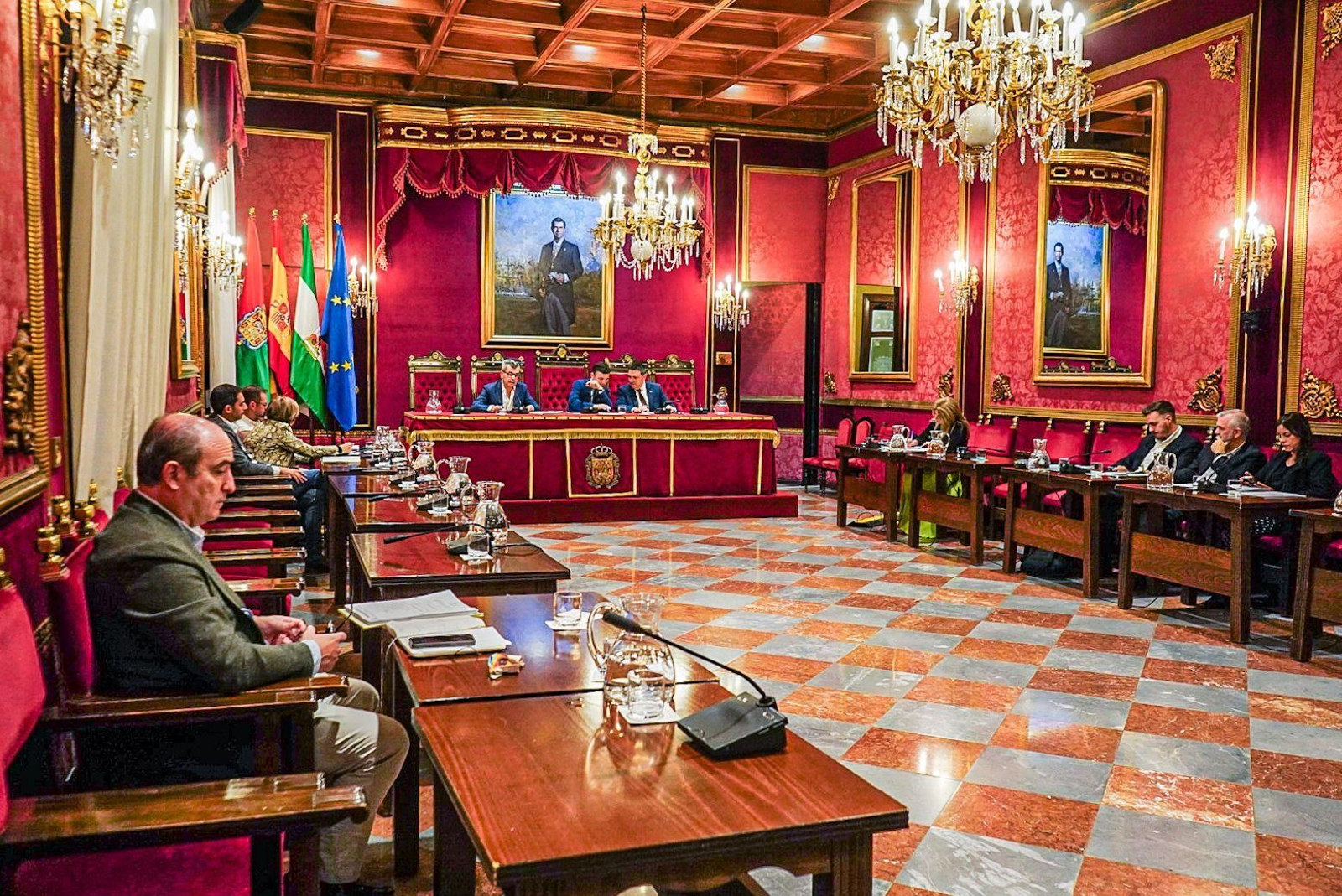 Comisión de Presidencia, Cultura, Deportes y Juventud, este lunes en el Ayuntamiento de Granada.