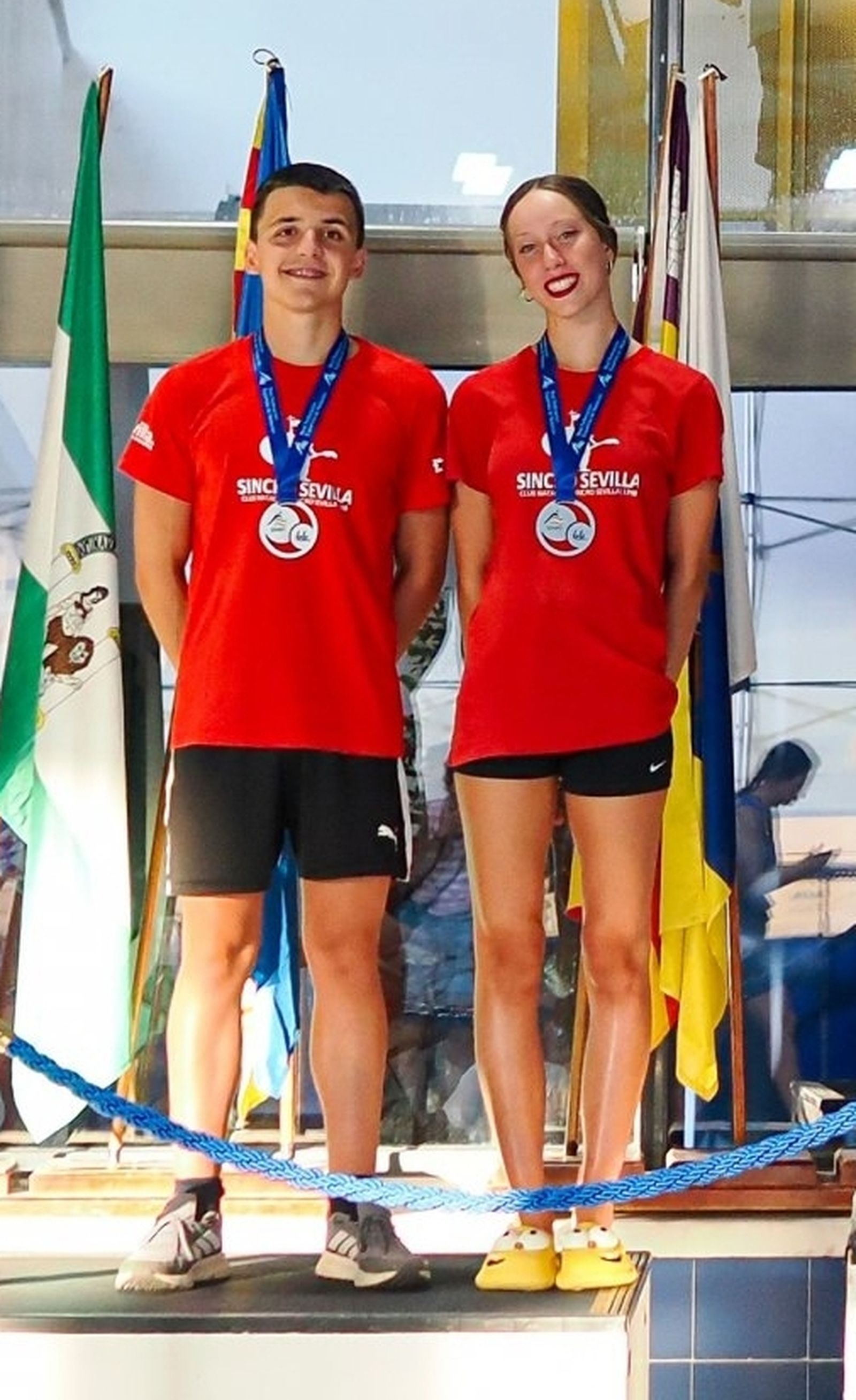Noá Alcalá y Daniel Barco, subcampeones en duo mixto
