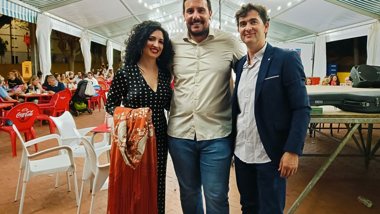 Alejandra Almendro junto a Jesús Minchón.