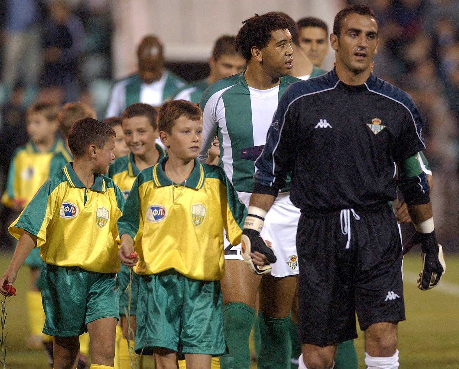 Imagen de la eliminatoria entre el Betis y el Zimbru Chisinau moldavo en la Copa de la UEFA en 2002.
