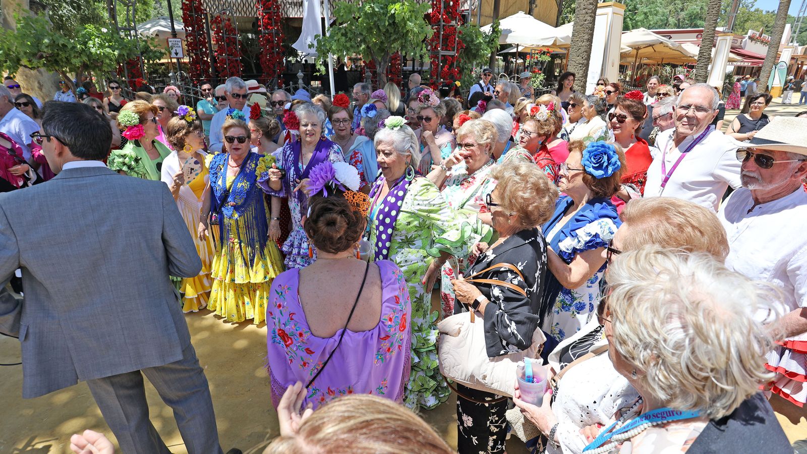 Imágenes del ambiente el miércoles en la Feria de Jerez 2024