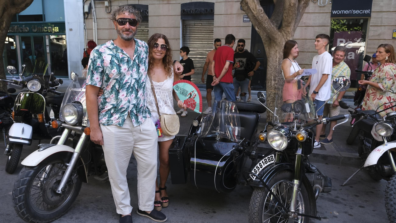 Exposición de Motos Antiguas de la Feria de Almería, en imágenes