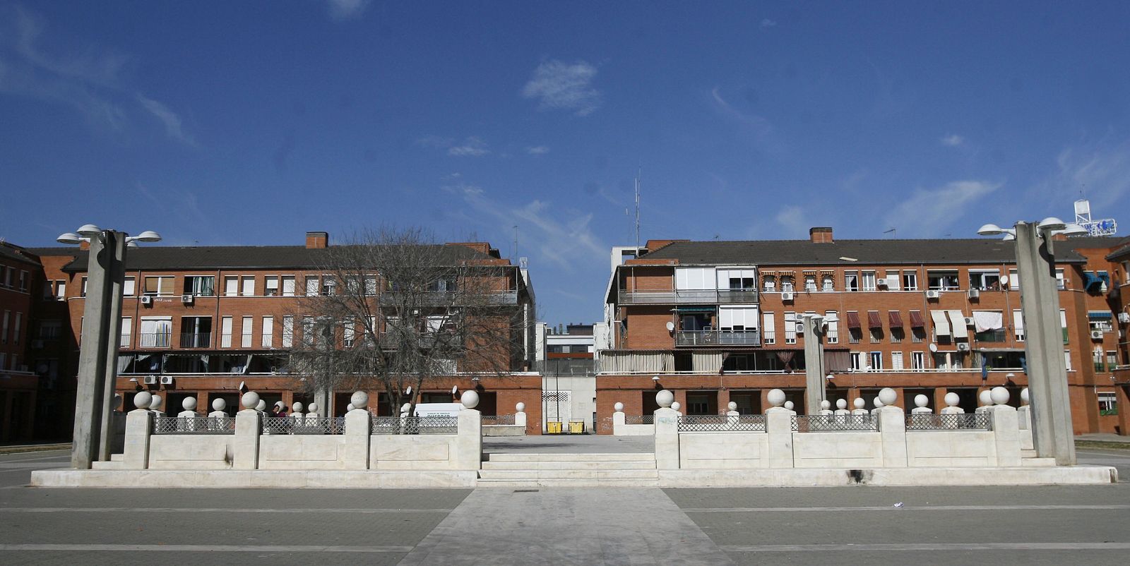 Interior de uno de los patios de Las Moreras.