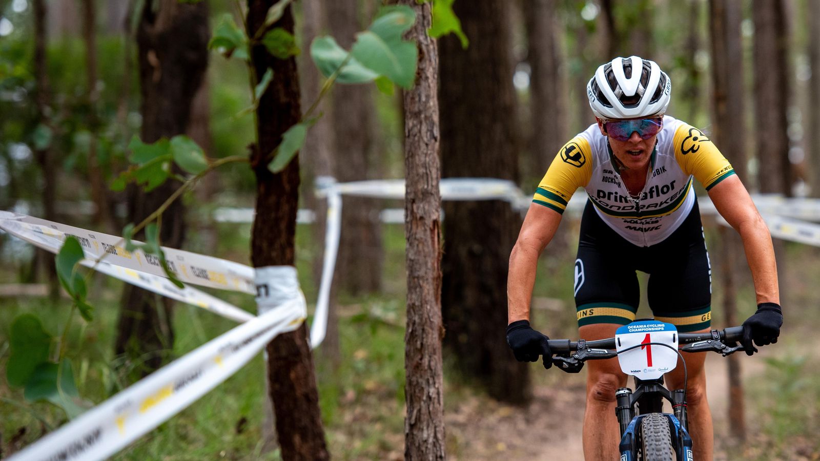 Rebecca Henderson durante una prueba disputada recientemente.