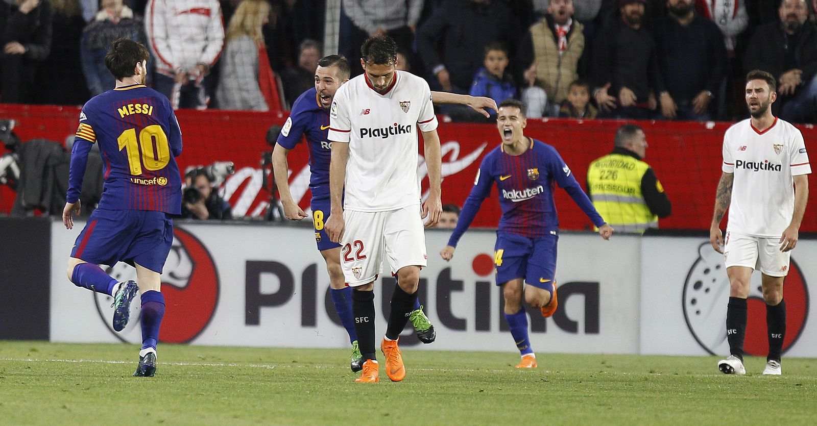 El Sevilla FC-Barcelona, en imágenes