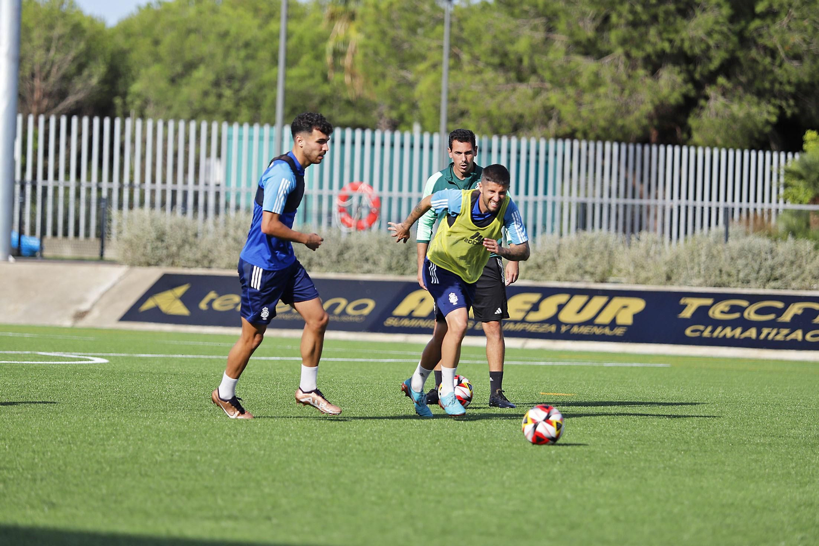 Imágenes del entrenamiento del Recreativo de Huelva