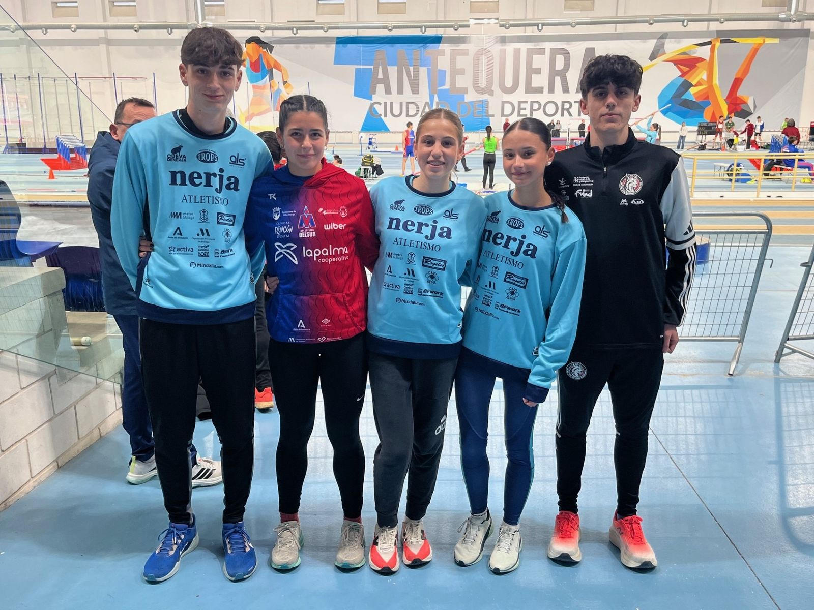 Atletas algecireños en Antequera.