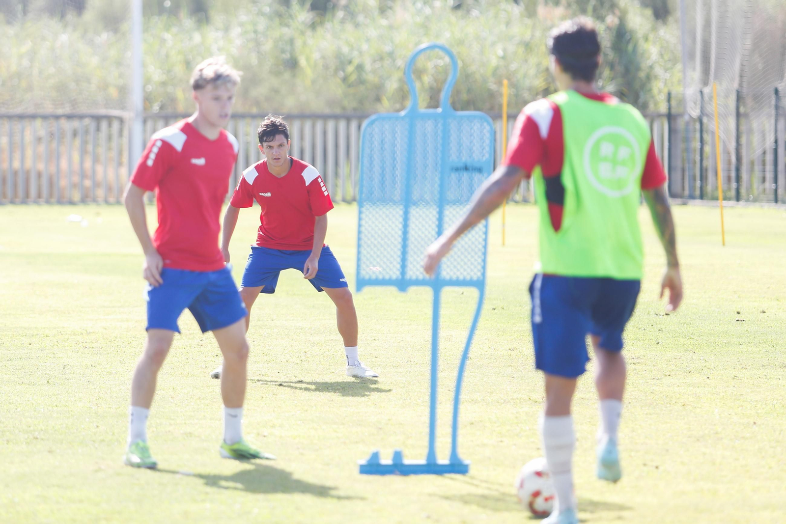 Las fotos del entrenamiento de pretemporada del Algeciras en La Menacha