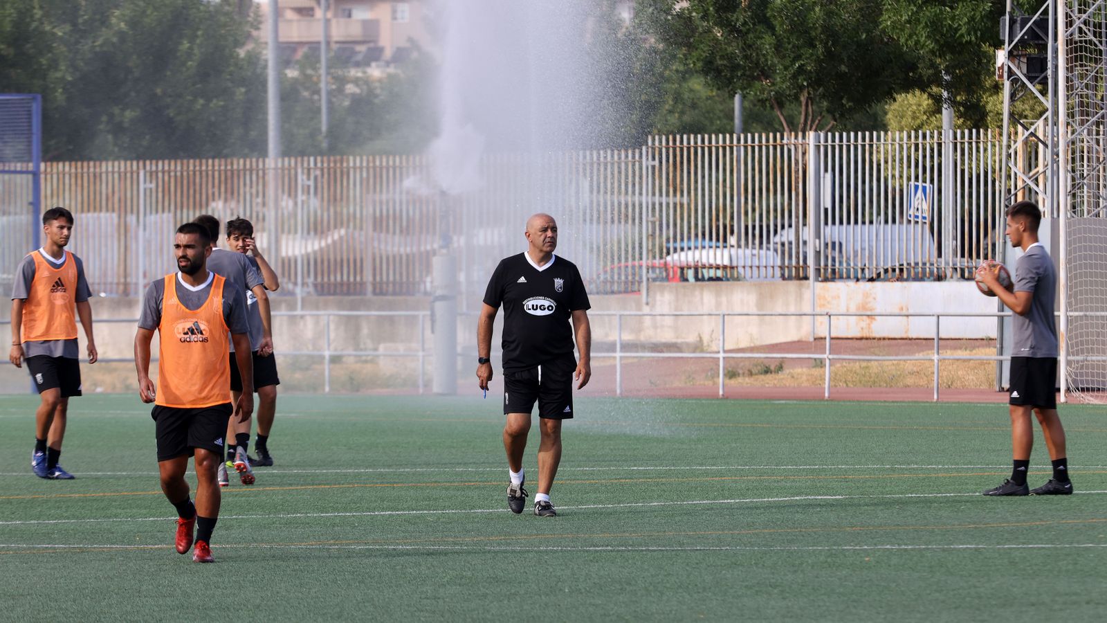 Entrenamiento del Xerez CD en la Granja