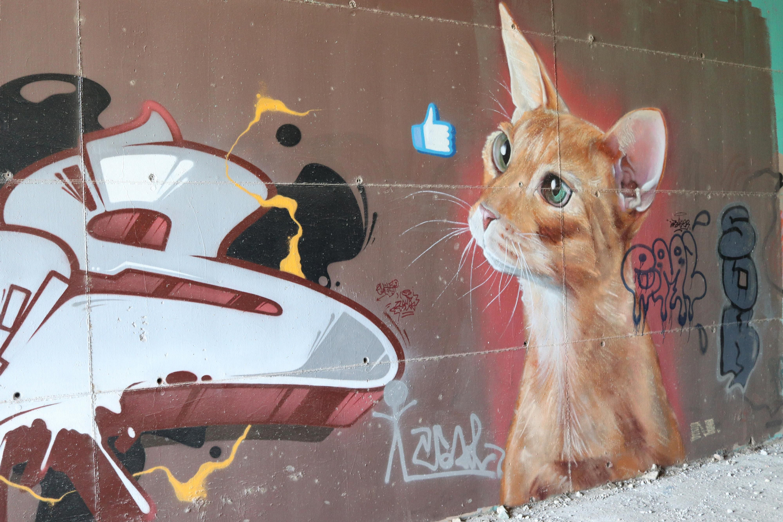 Así es la galería de arte urbano bajo la autovia de Benalmádena Así es la galería de arte urbano bajo la autovia de Benalmádena