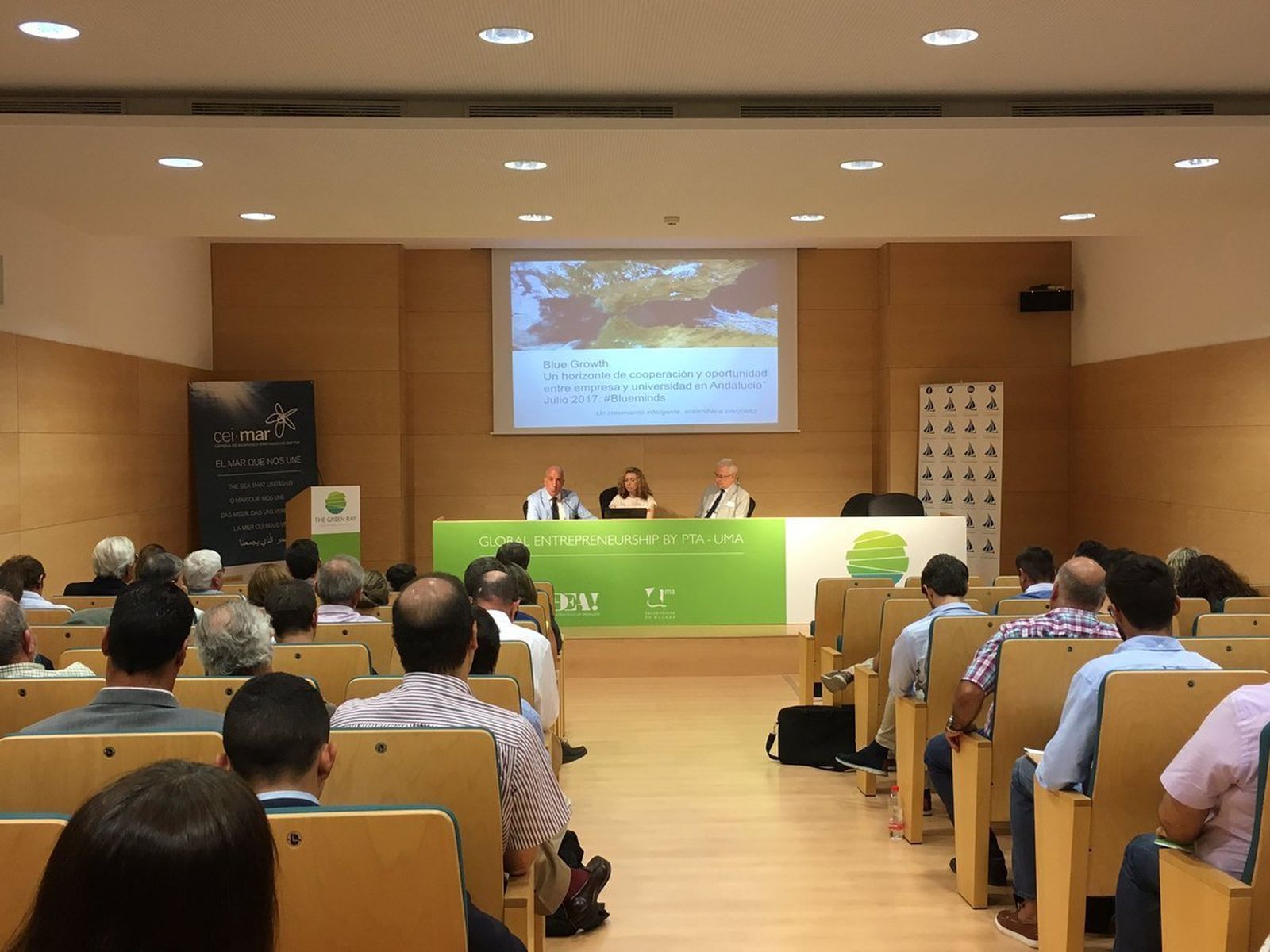 Un momento de la inauguración del I Workshop #BlueMinds el miércoles.