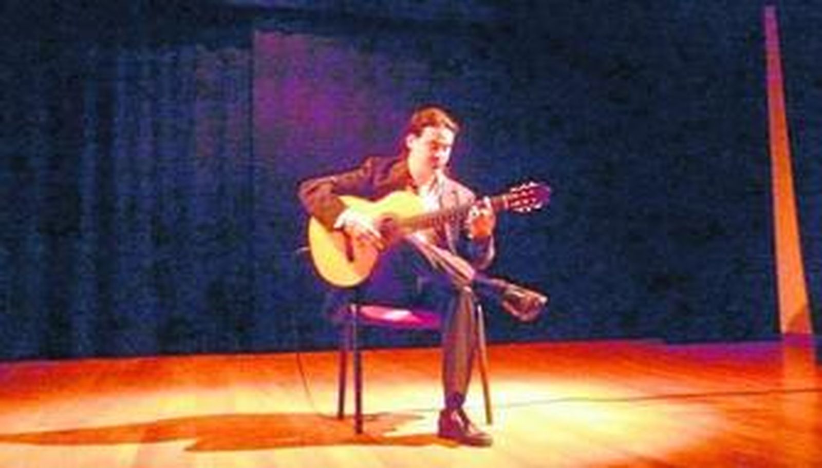 Guillermo Fernández en el 'Homenaje a la guitarra española'.