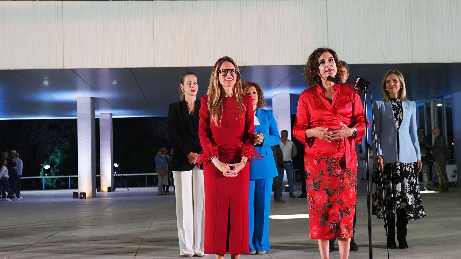 Un momento de la intervención de la ministra de Hacienda en el acto de inauguración del CECA