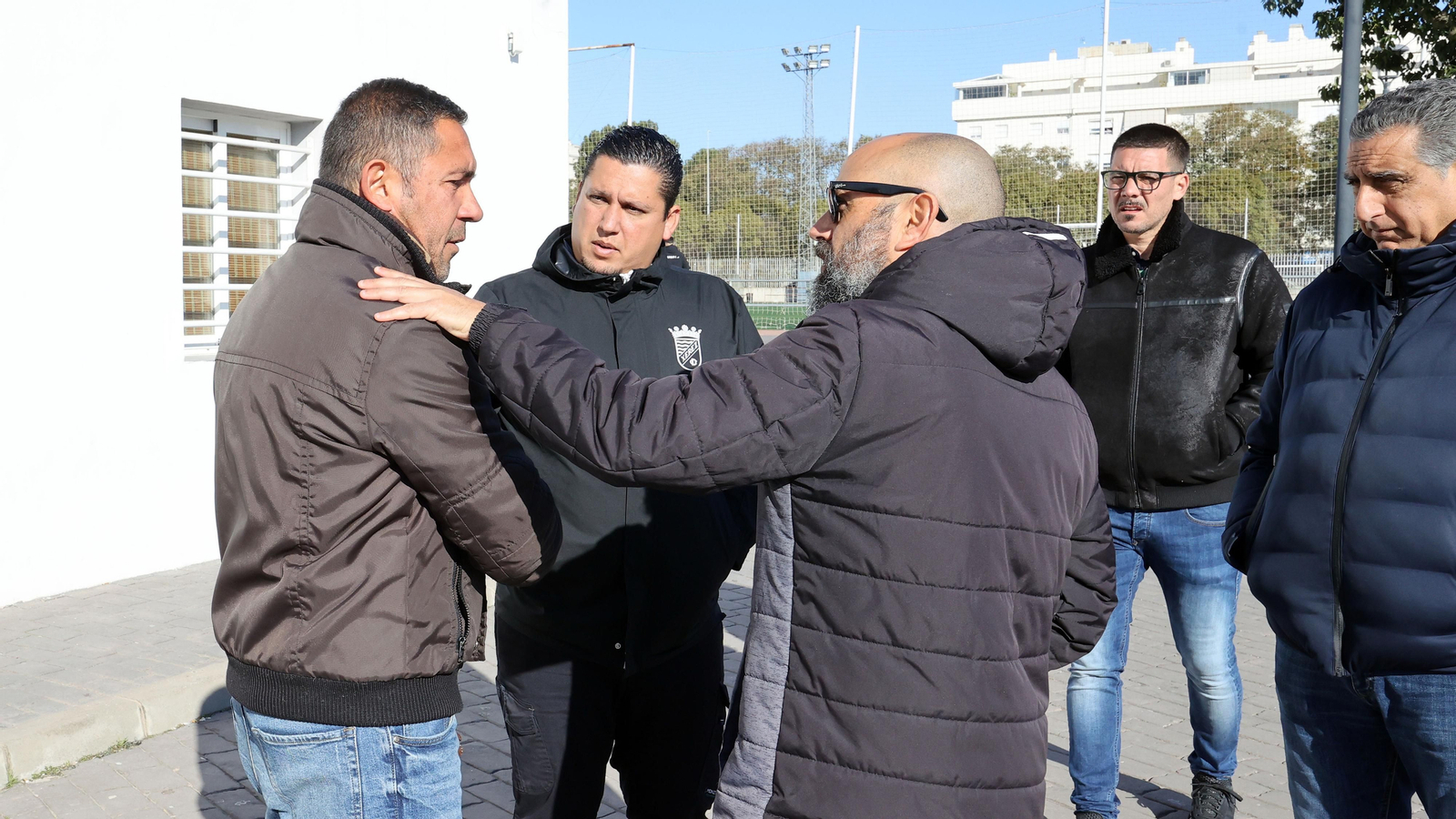 Despedida de Juan Carlos y charla del presidente con los jugadores