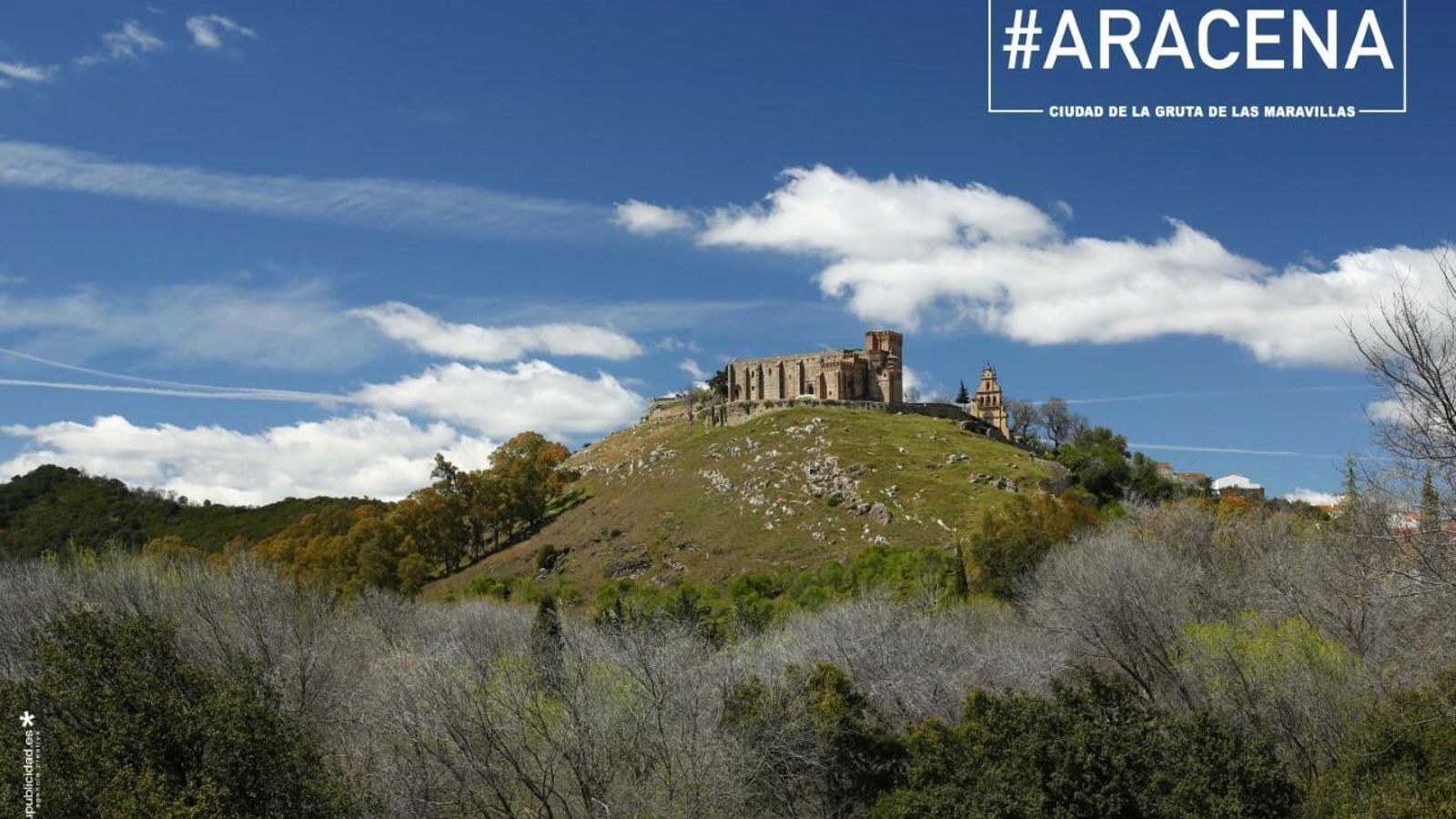 Imagen del castillo de Aracena.