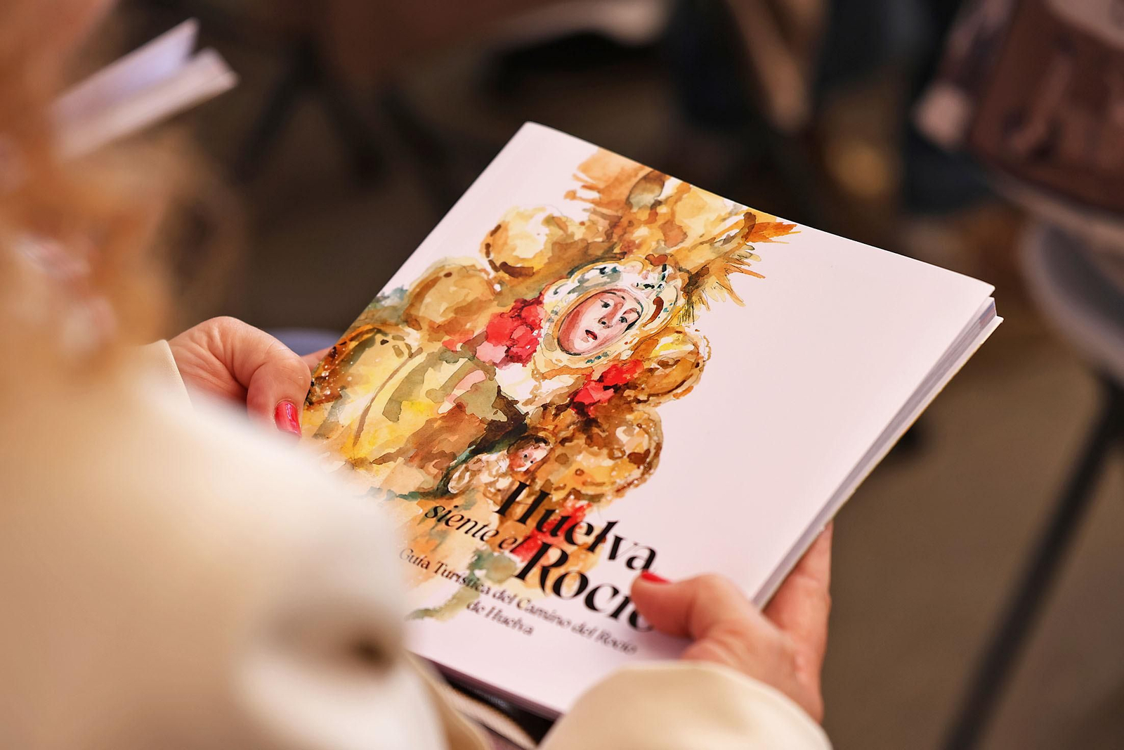 Imágenes de la presentación de la guía 'Huelva siente el Rocío'.