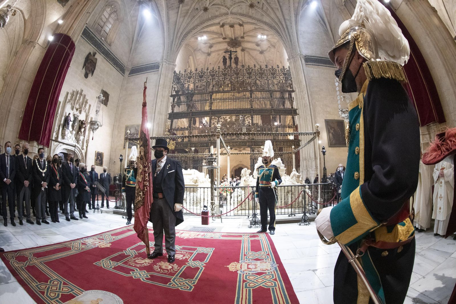 Fotos: el homenaje del quinto centenario del traslado de los restos de los Reyes Católicos