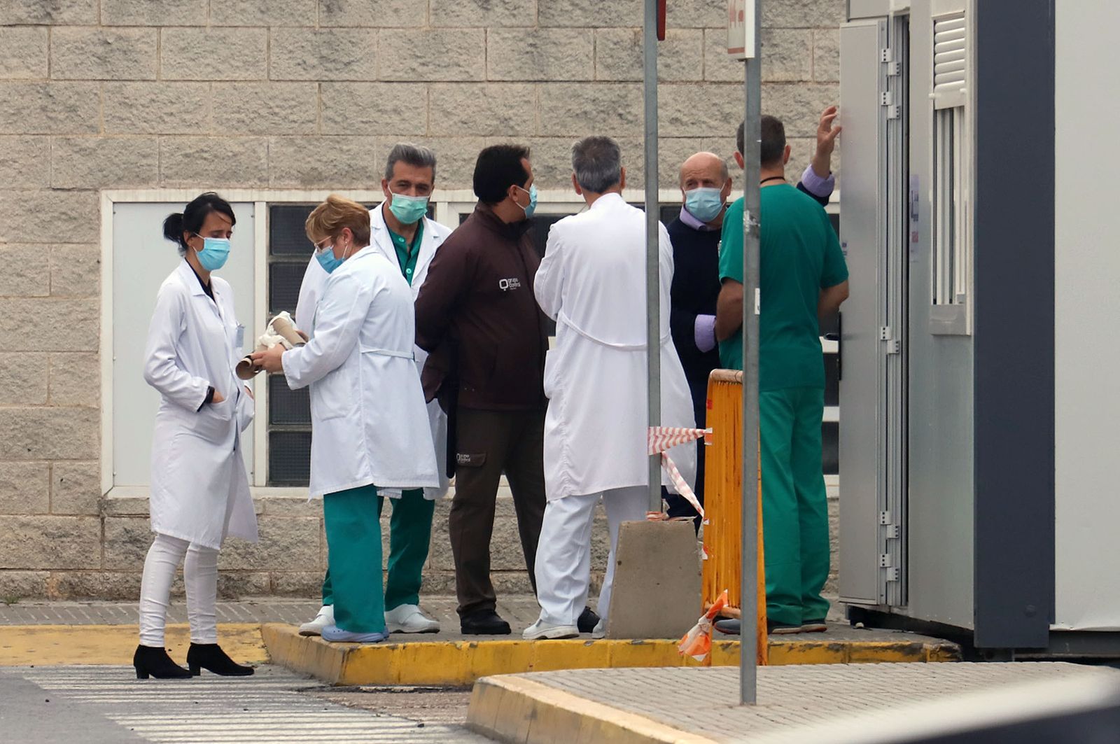 Grupo de profesionales sanitarios.