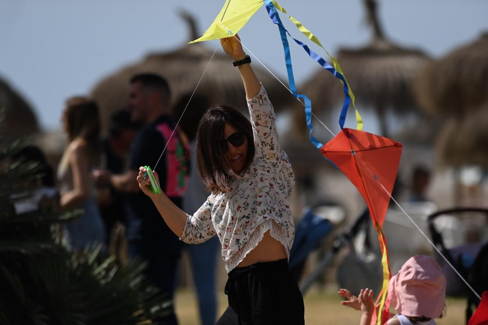 Las imágenes del Festival Internacional de Cometas en las playas de Málaga