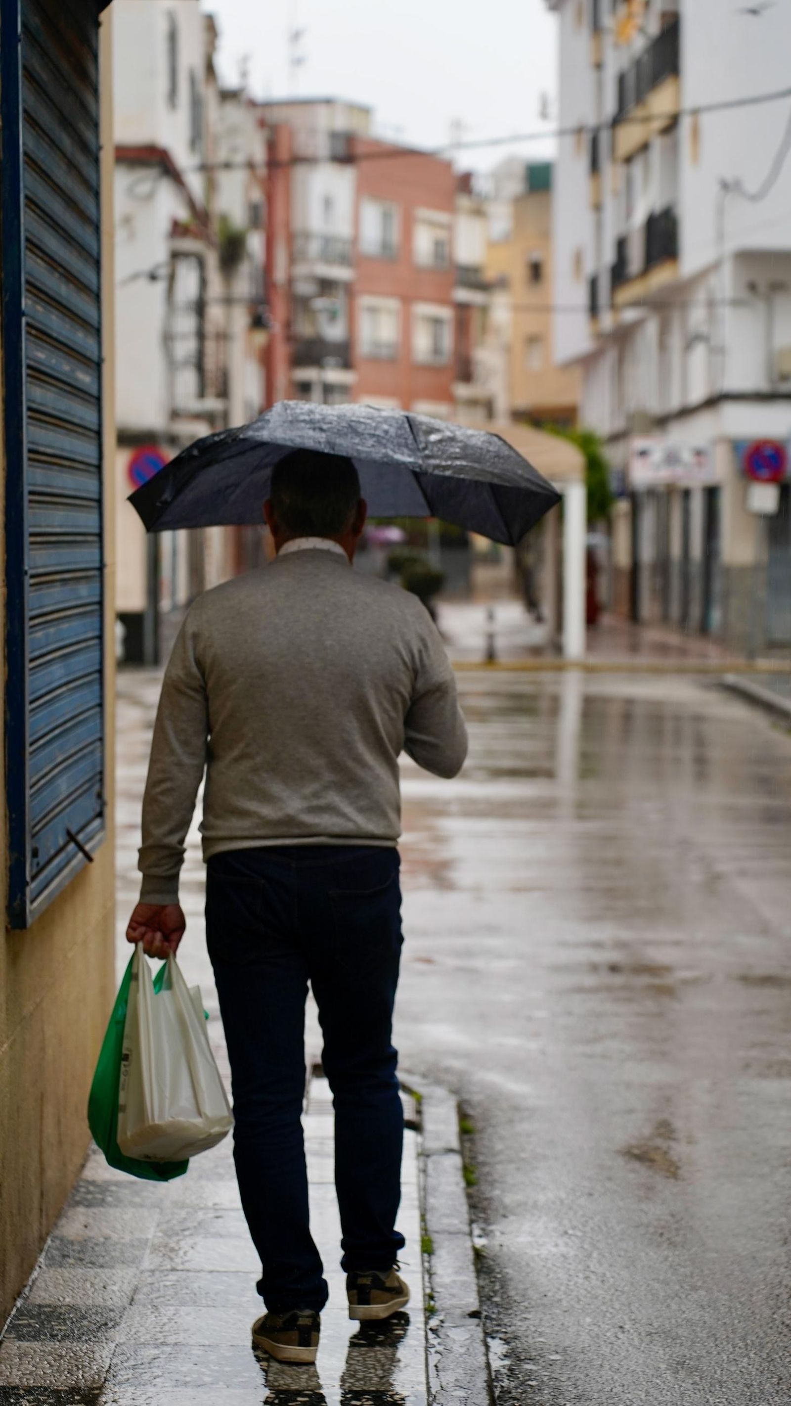 Llueve sobre mojado: Fotos de la borrasca Martinho a su paso por Algeciras