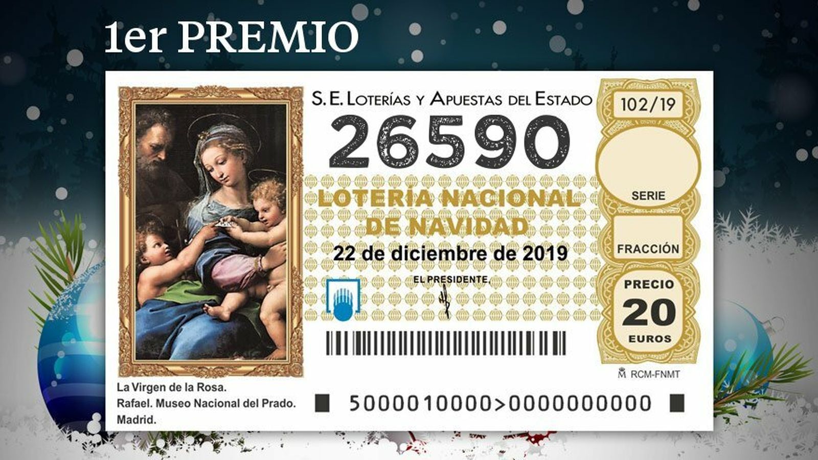 El Gordo, vendido en el centro comercial Alcampo de Sevilla