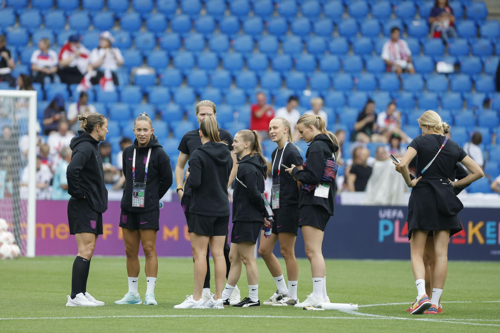 Las mejores imágenes de la final España - Inglaterra de la Eurocopa femenina