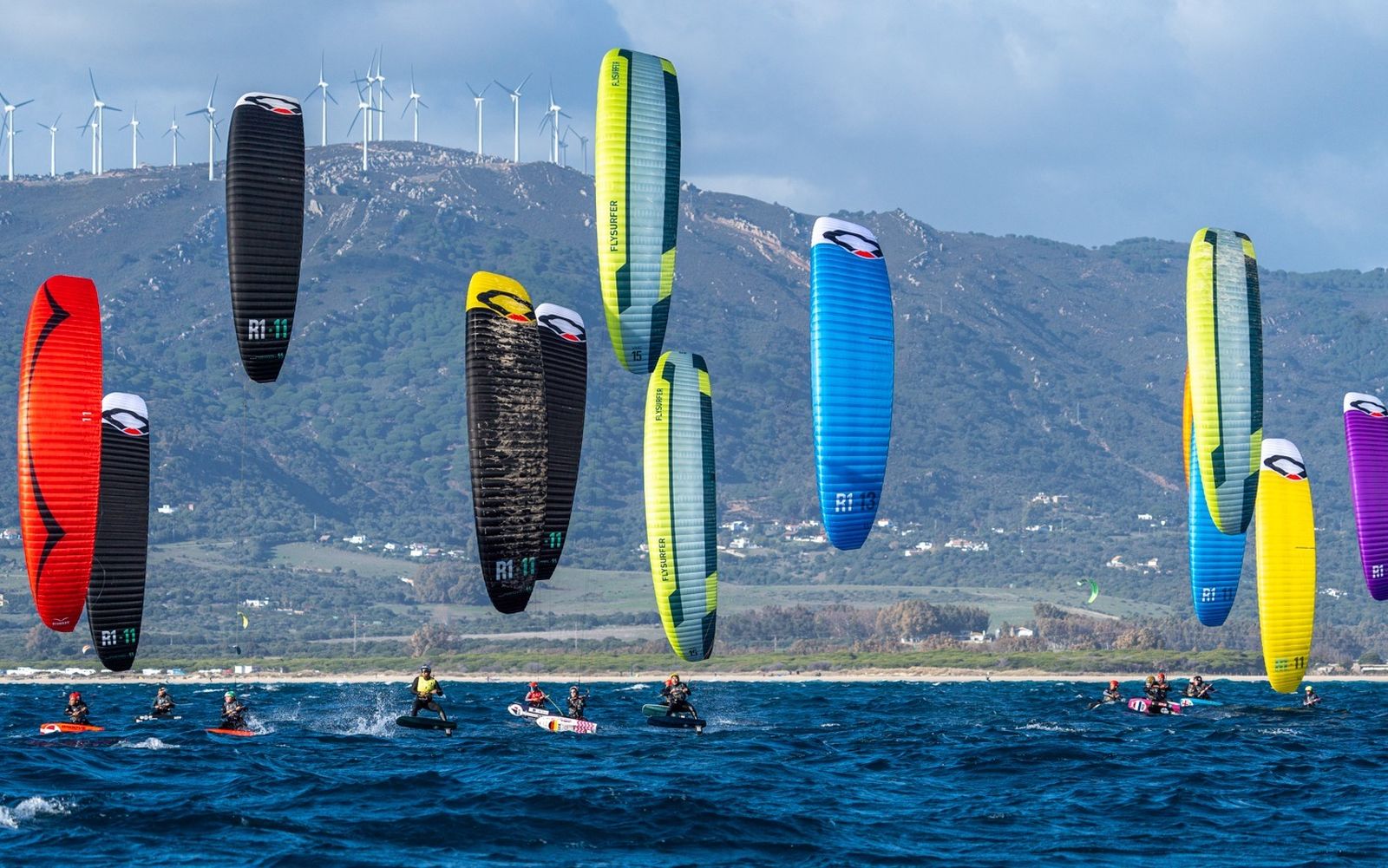 La salida de una de las mangas, este jueves en Tarifa