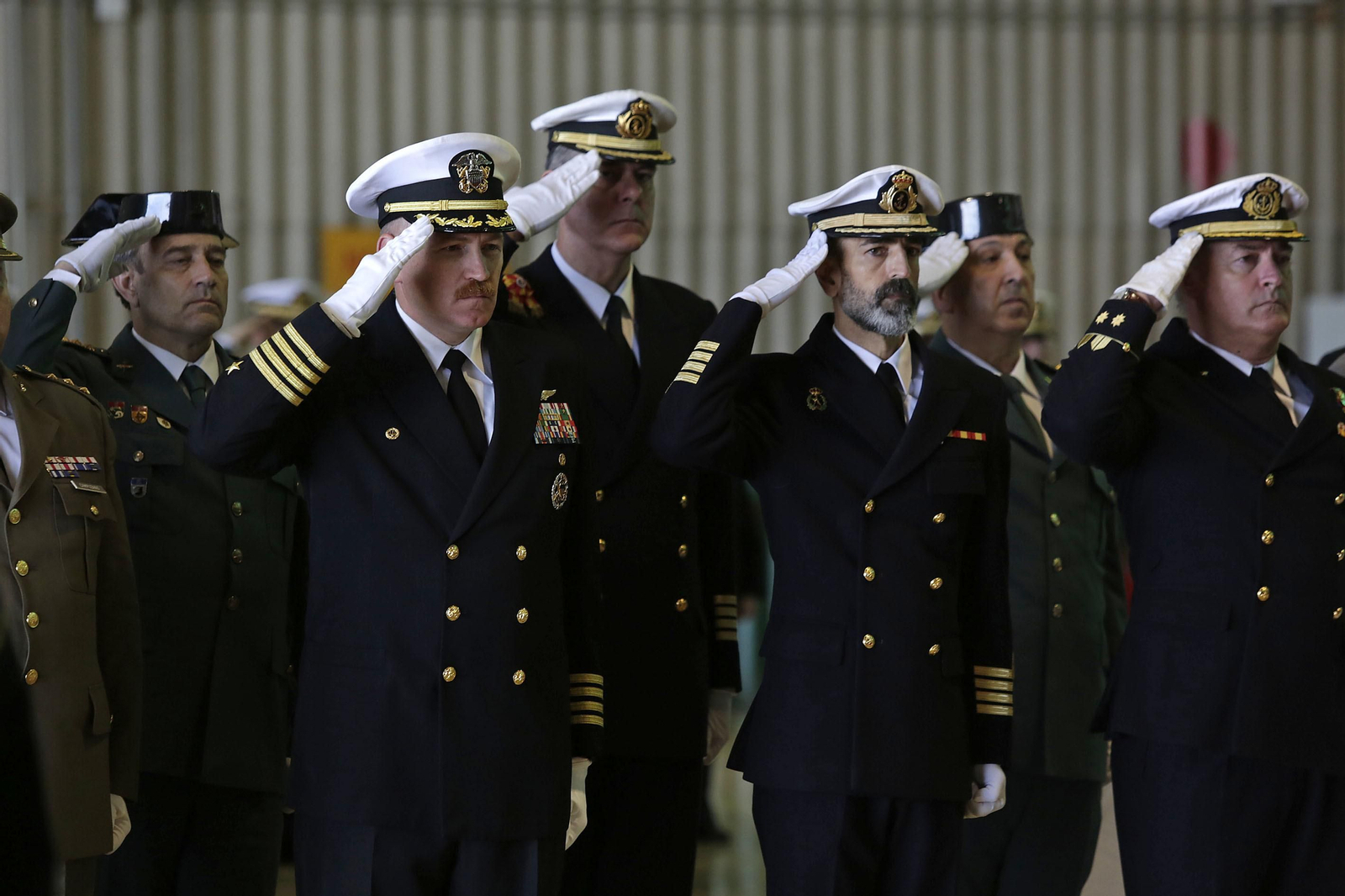 Las imágenes del funeral de Javier Montojo Salazar en la Base