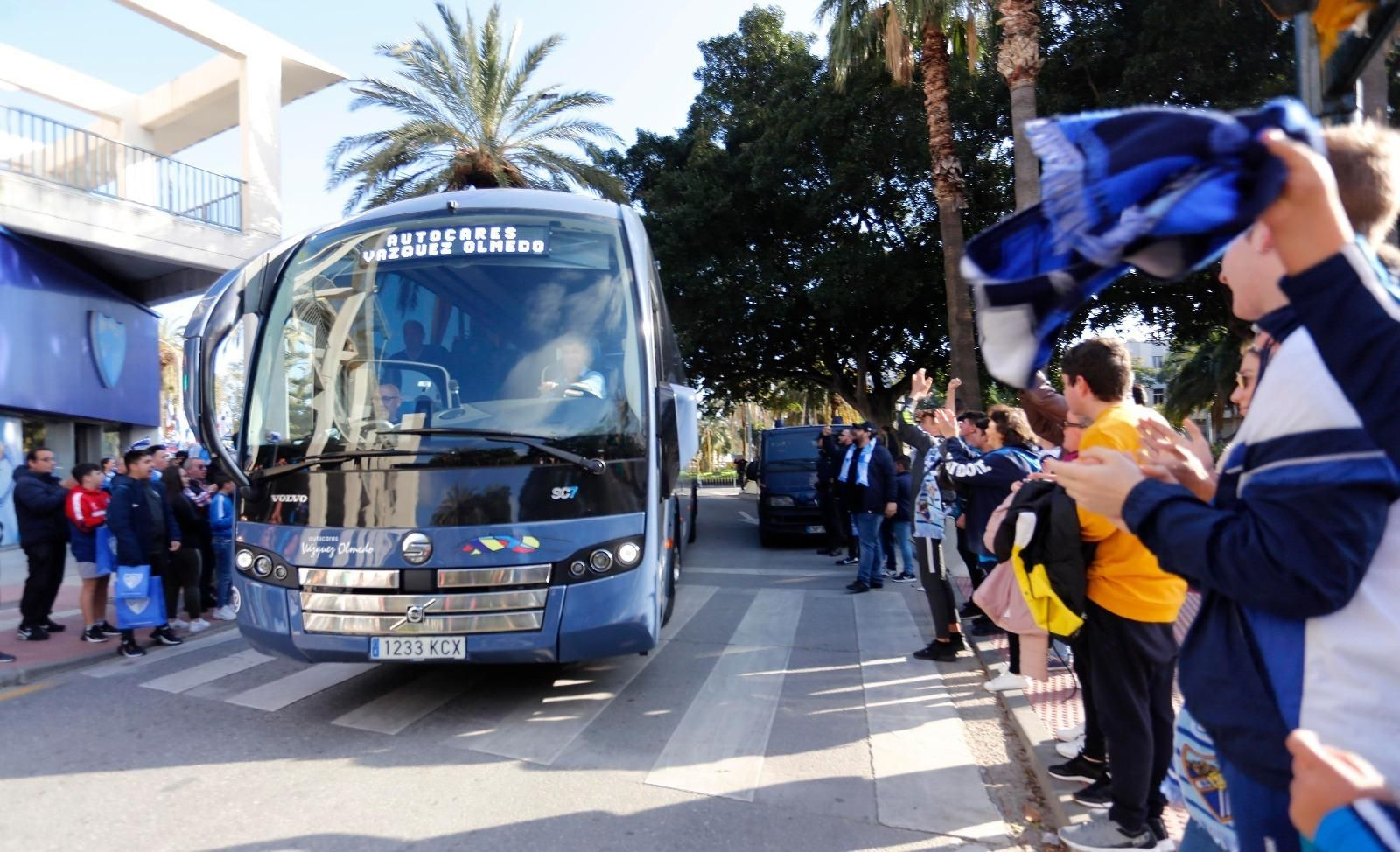 Recibimiento al equipo.