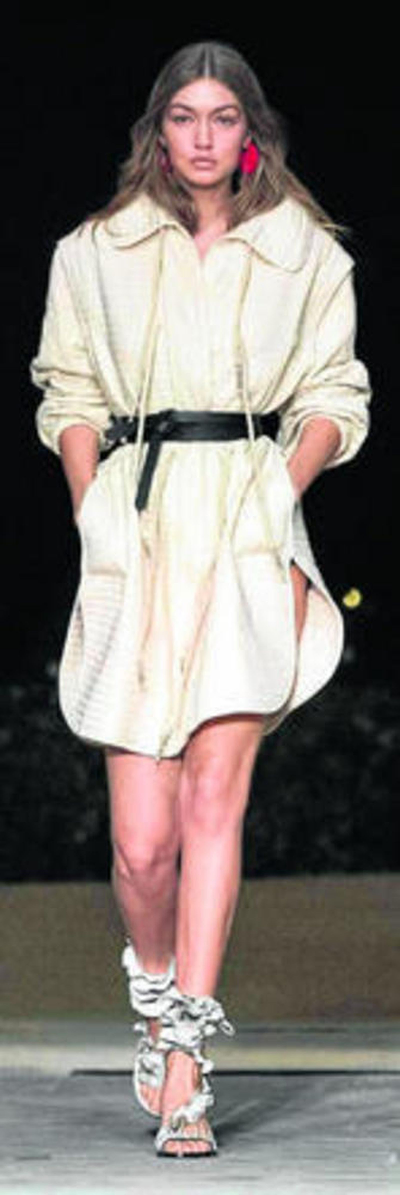 Deslumbrante en la última Semana de la Moda de París.