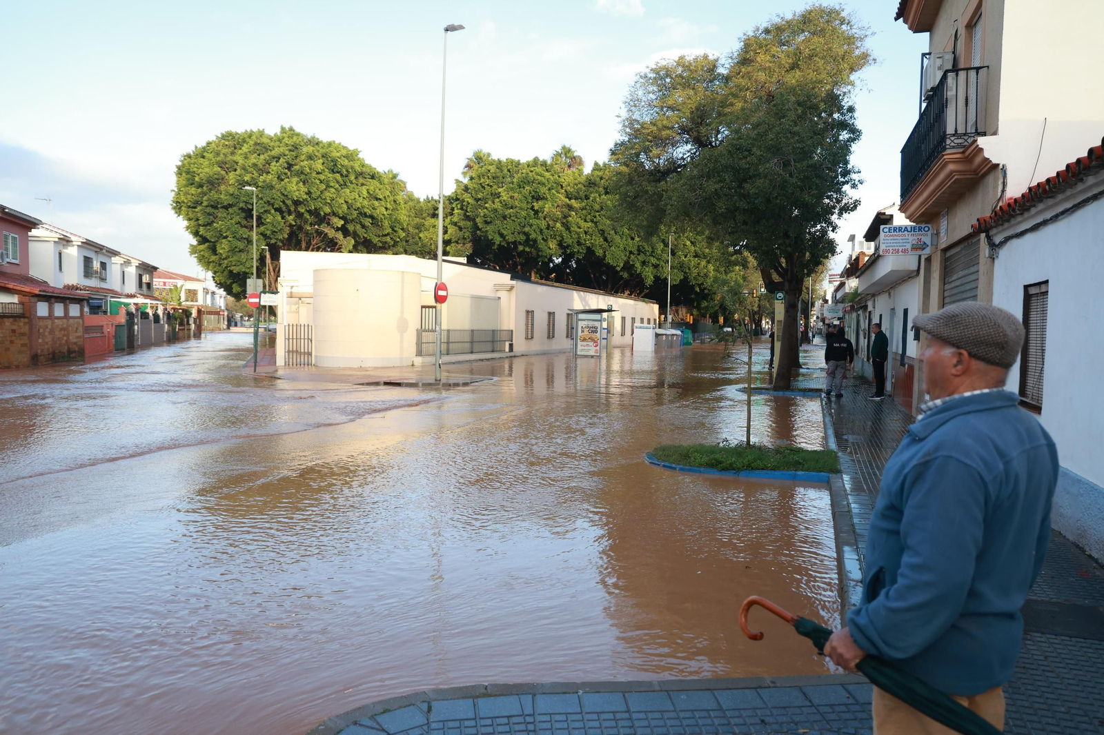 El ditrito malagueño de Campillos tras las lluvias de la borrasca 'Laurence', en imágenes