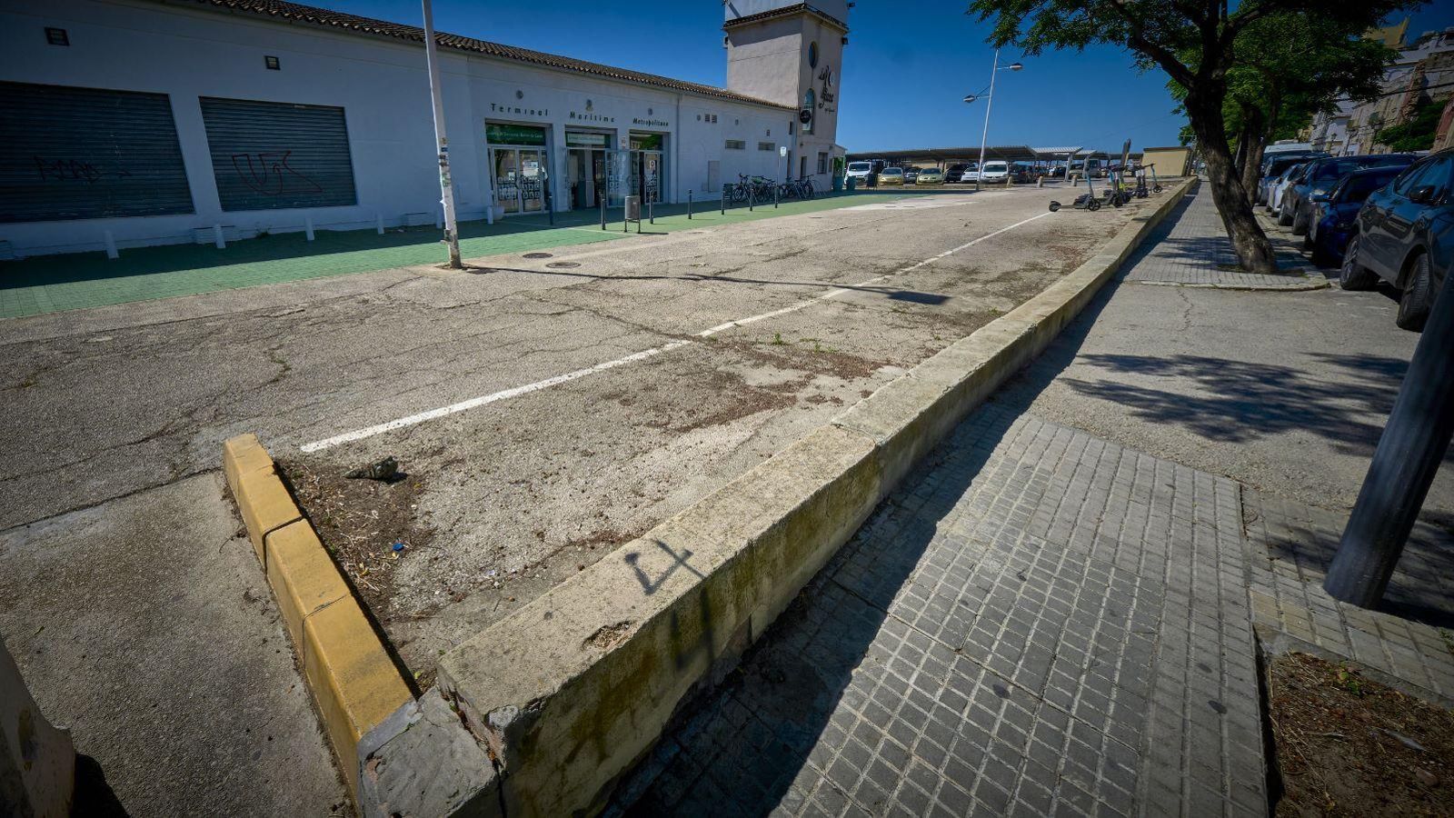 El desnivel de la avenida de la Bajamar a la altura de la terminal marítima será eliminado.