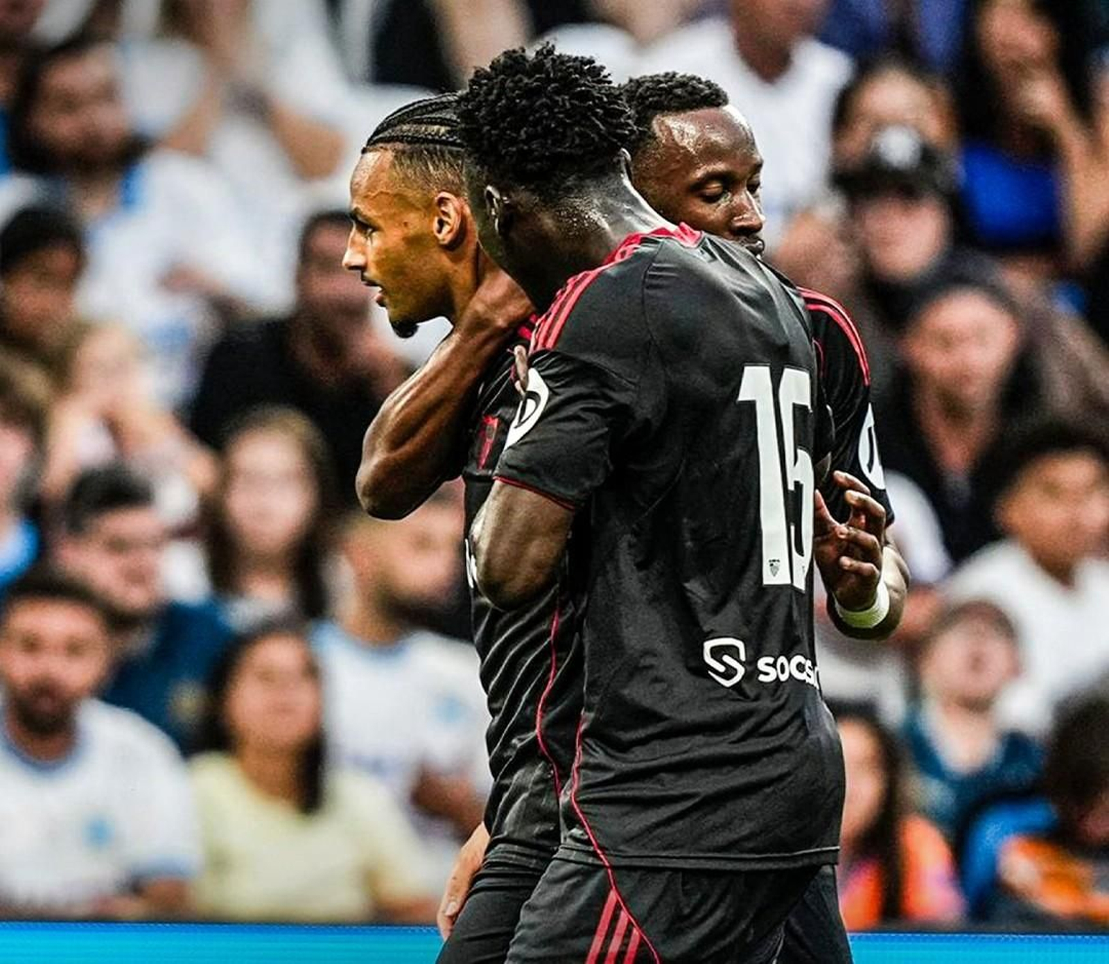 Las fotos del Olympique de Marsella - Sevilla