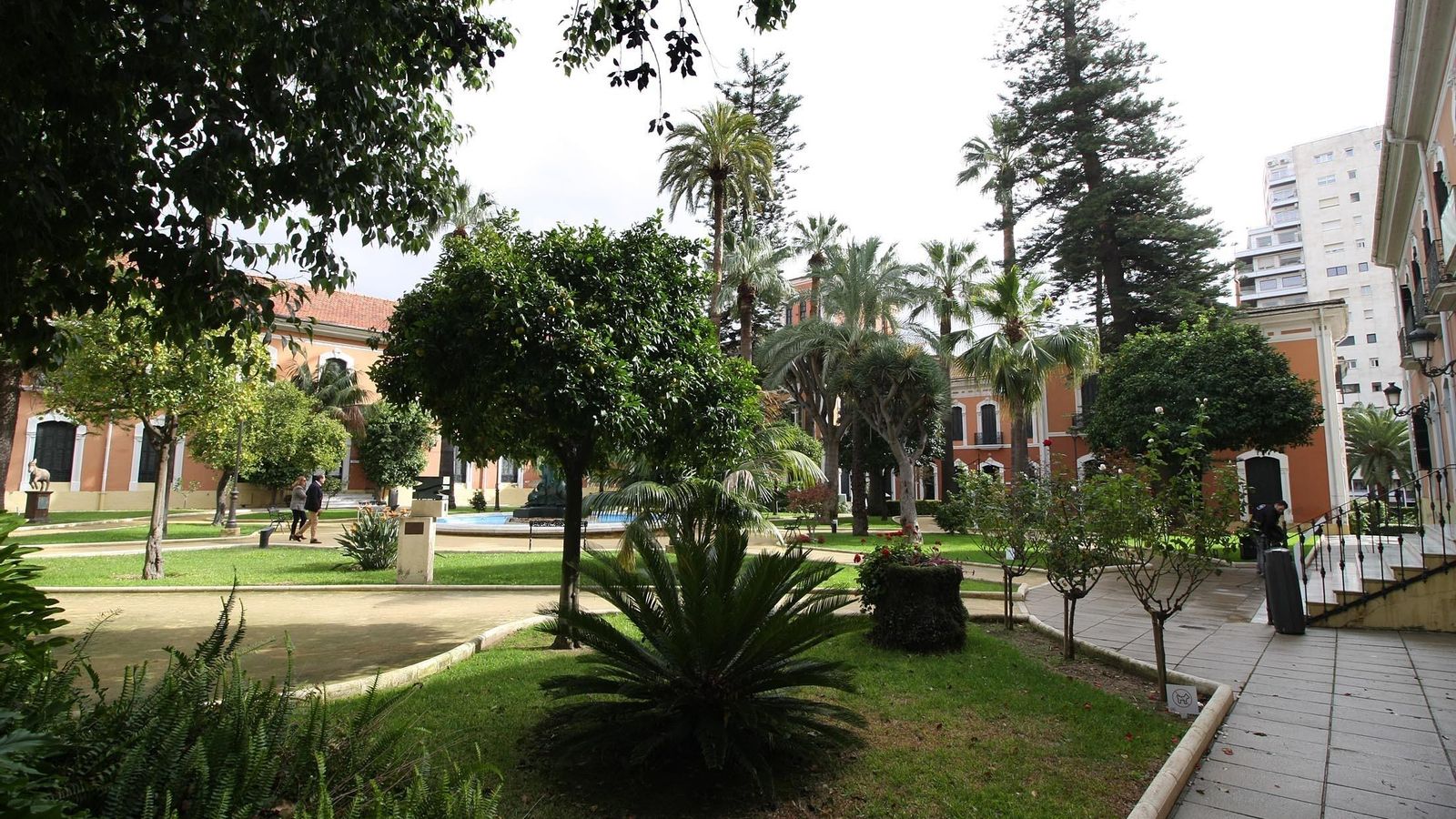 La arboleda de la Casa Colón.