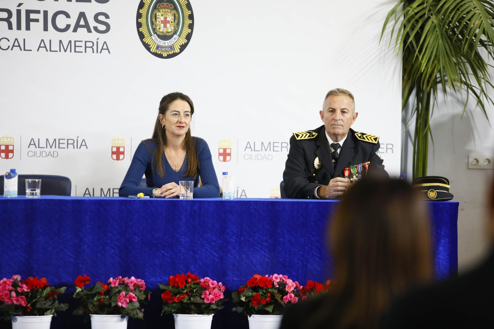 Las imágenes del acto institucional de la Policía Local de Almería con motivo de la festividad de su patrón, San Esteban