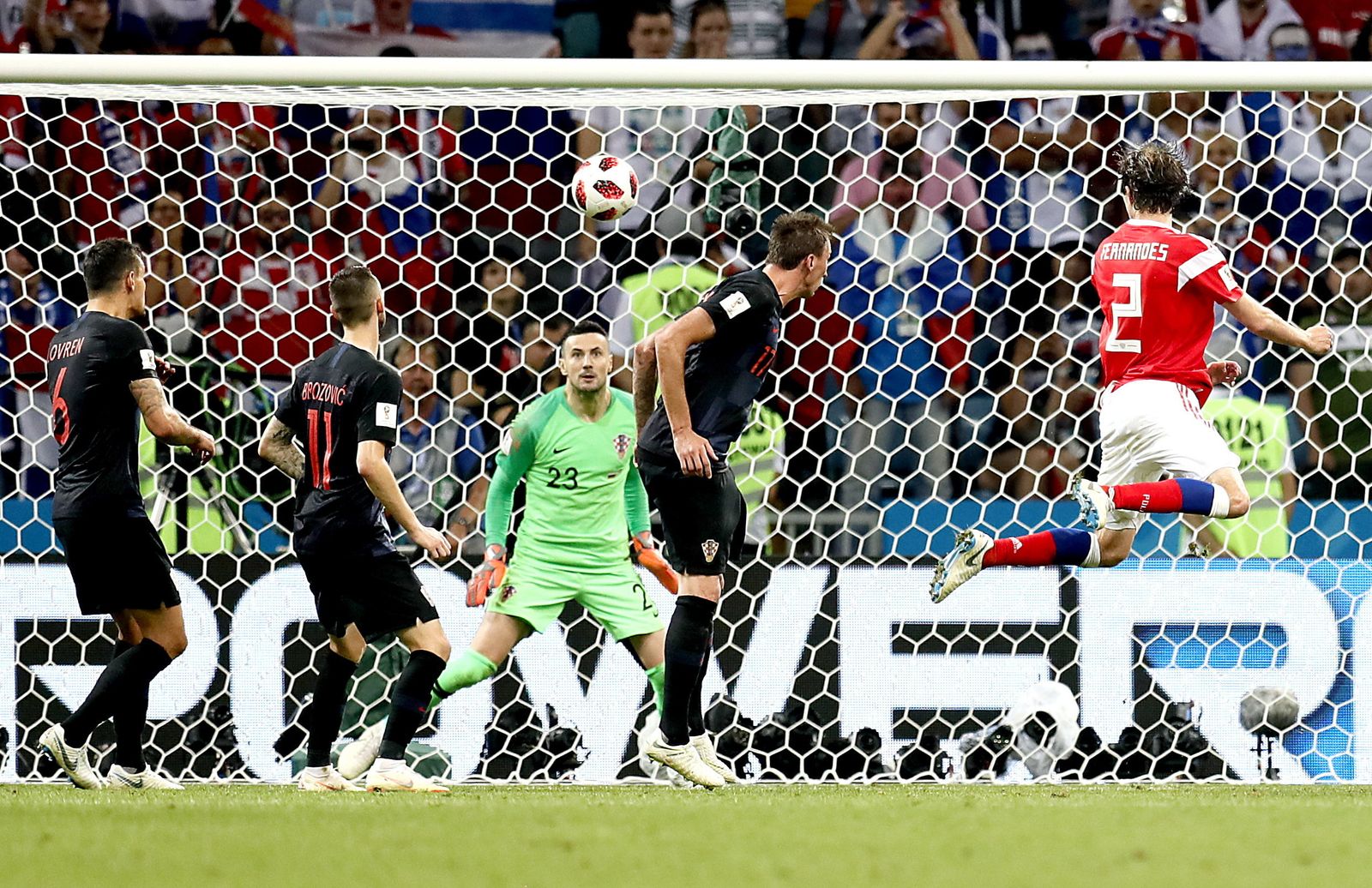 Las imágenes del Rusia-Croacia