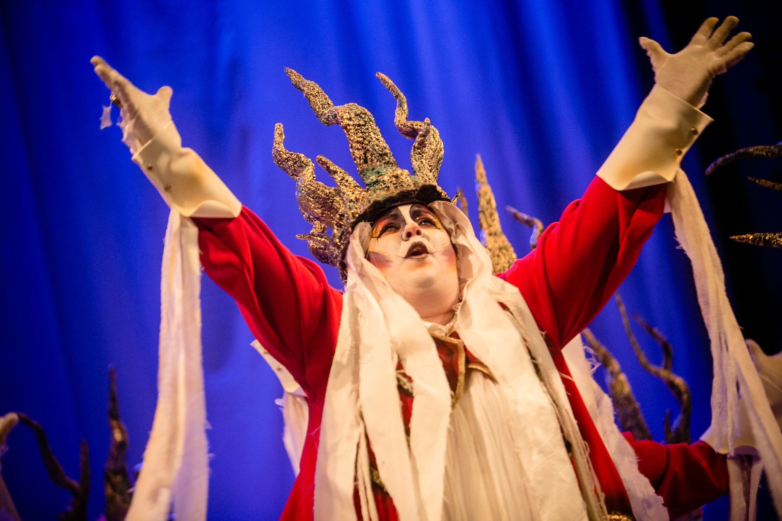 La comparsa "El último Dios"