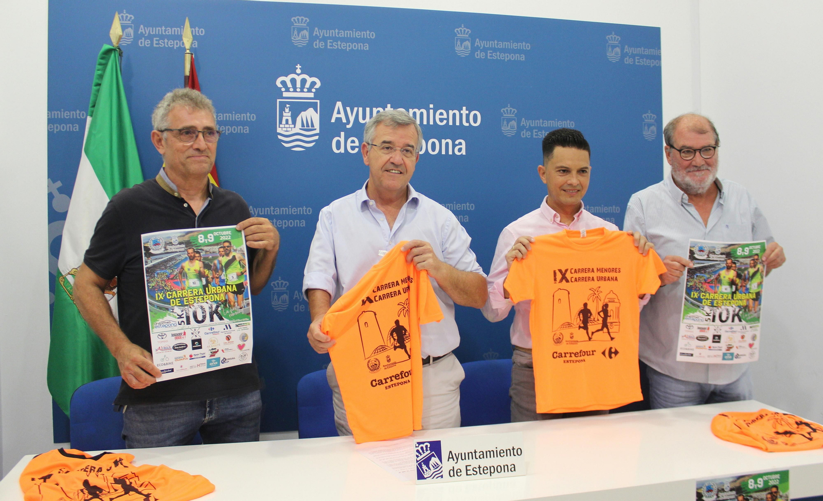 La presentación de la carrera urbana.