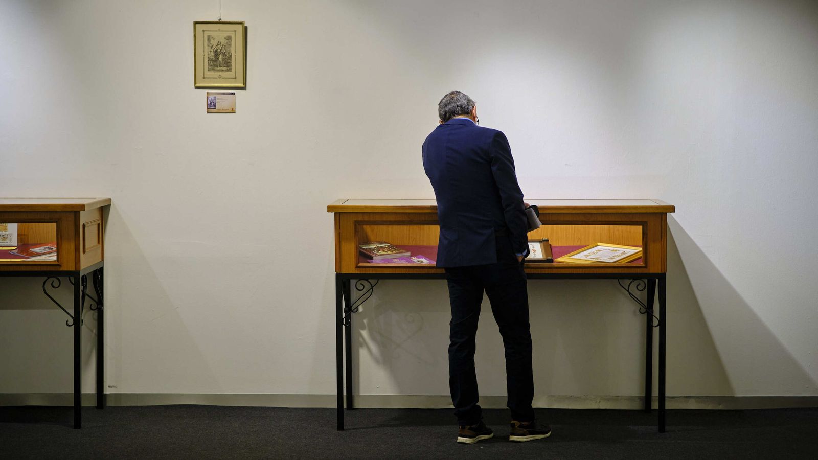 Exposición de  las imágenes relativas a Santa Barbaraque se custodian en las dependencias que el RACTA-4