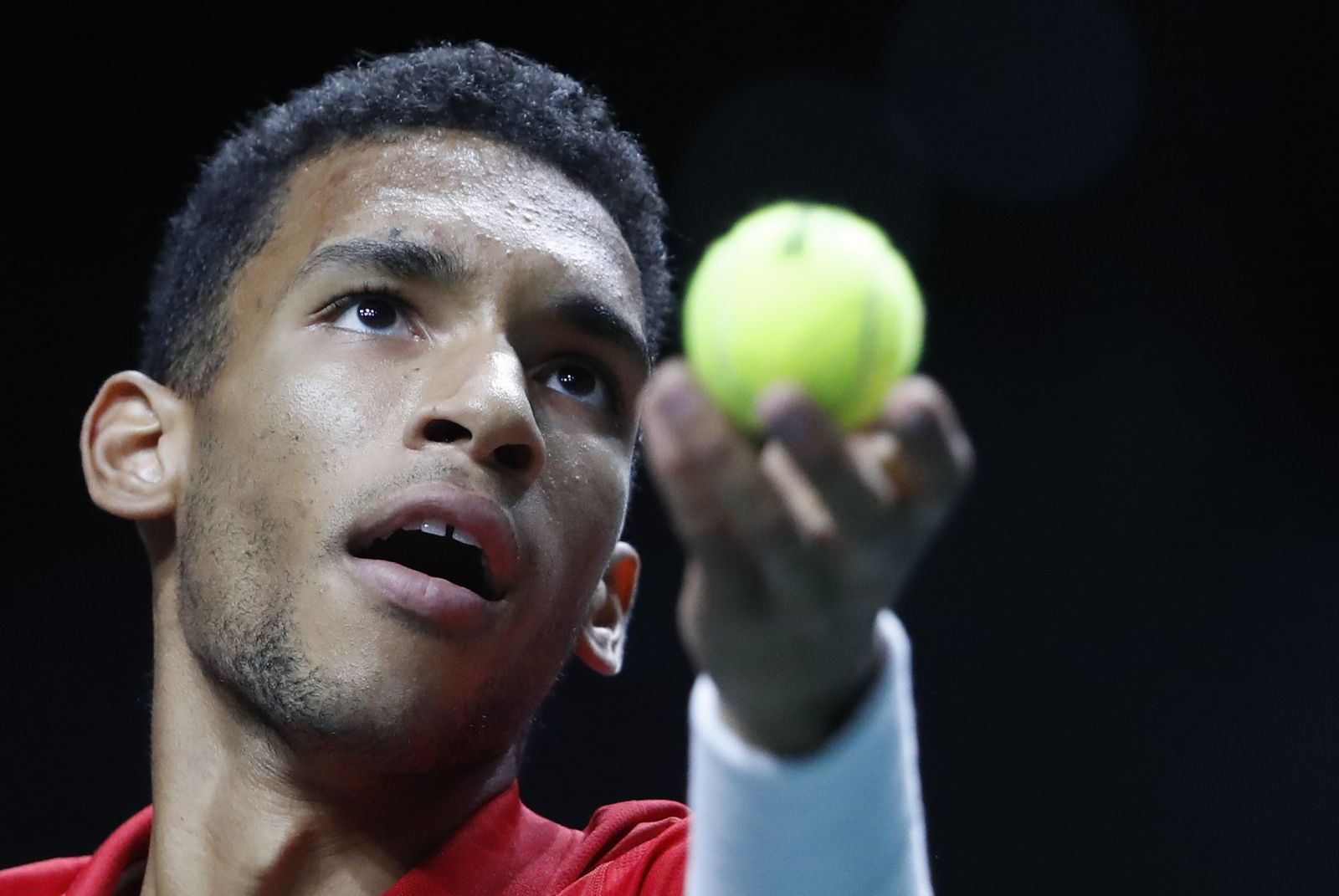 Felix Auger Aliassime - Lorenzo Musetti de la Copa Davis de Málaga