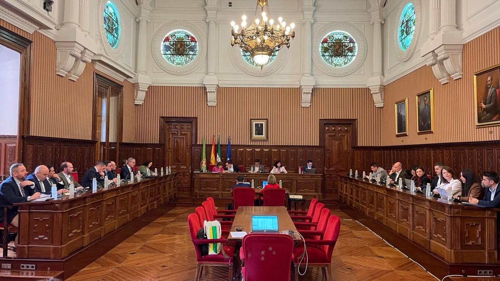 Pleno de la Diputación de Jaén.