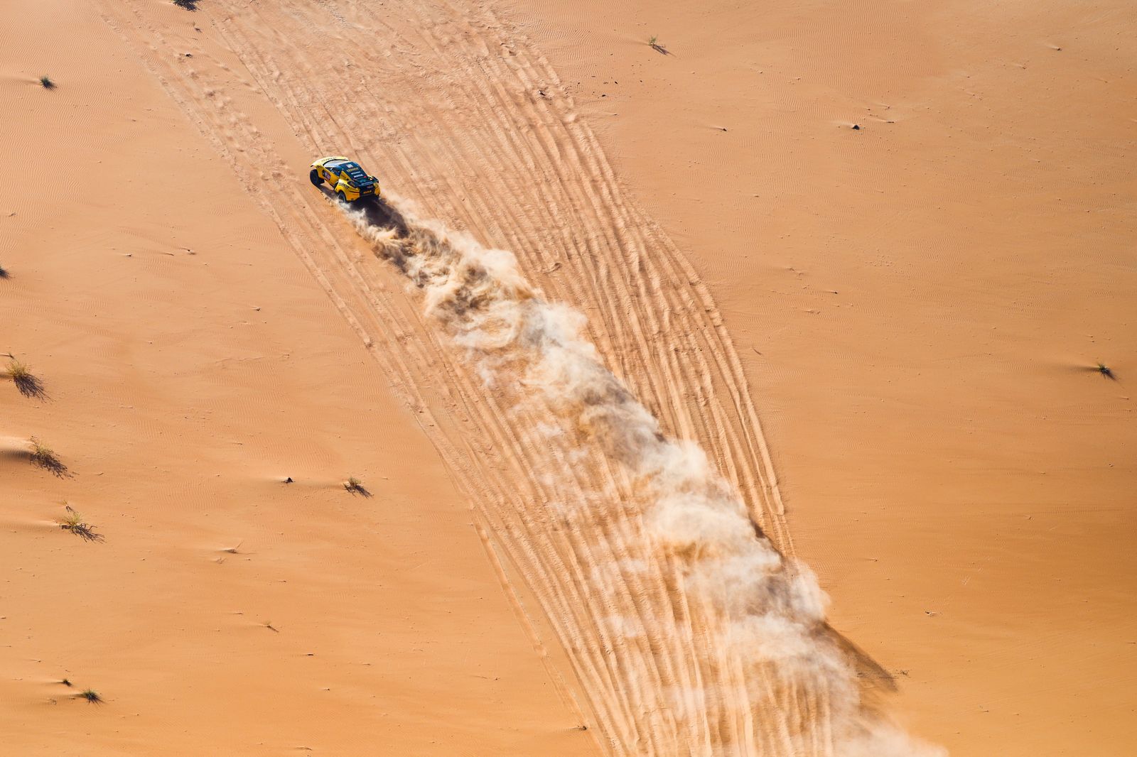 Las mejores fotos del Dakar por las dunas